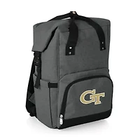 NCAA Georgia Tech Yellow Jackets On The Go Roll Top Cooler Backpack