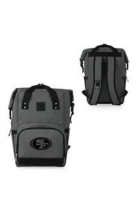 NFL San Francisco 49ers On The Go Roll-Top Cooler Backpack