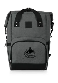 NHL Vancouver Canucks On The Go Roll-Top Cooler Backpack