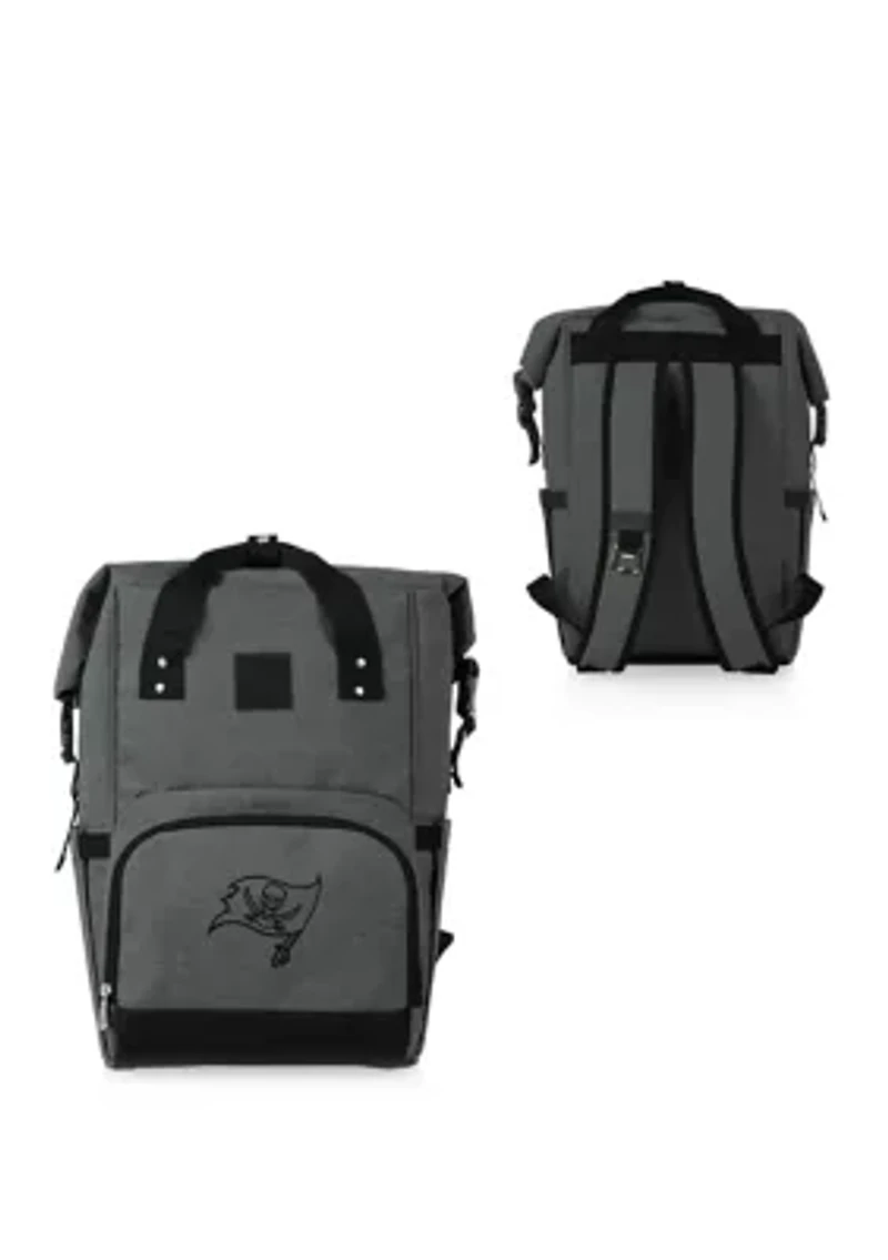 NFL Tampa Bay Buccaneers On The Go Roll-Top Cooler Backpack