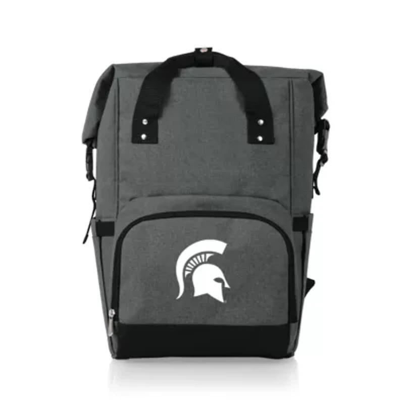 NCAA Michigan State Spartans On The Go Roll Top Cooler Backpack