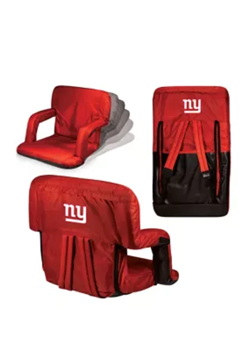 NFL New York Giants Ventura Portable Reclining Stadium Seat