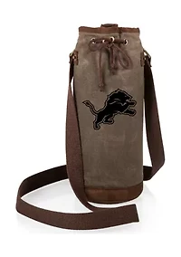 NFL Detroit Lions Waxed Canvas Wine Tote