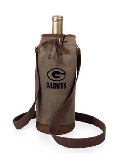 NFL Green Bay Packers Waxed Canvas Wine Tote