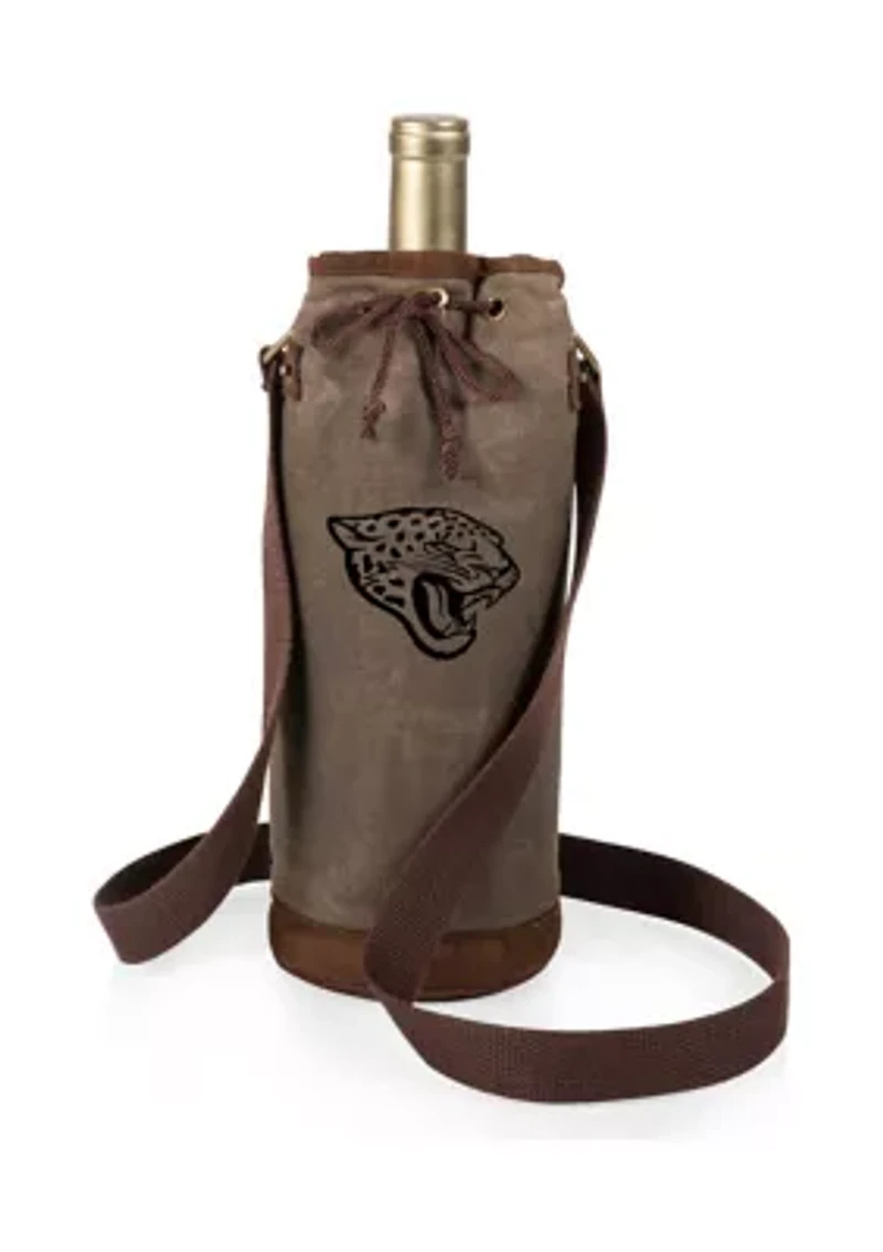 NFL Jacksonville Jaguars Waxed Canvas Wine Tote