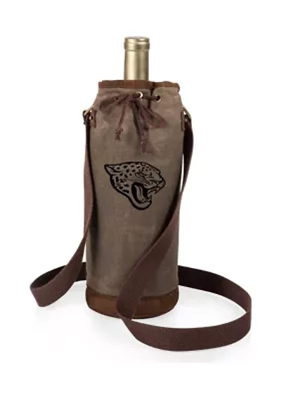 NFL Jacksonville Jaguars Waxed Canvas Wine Tote