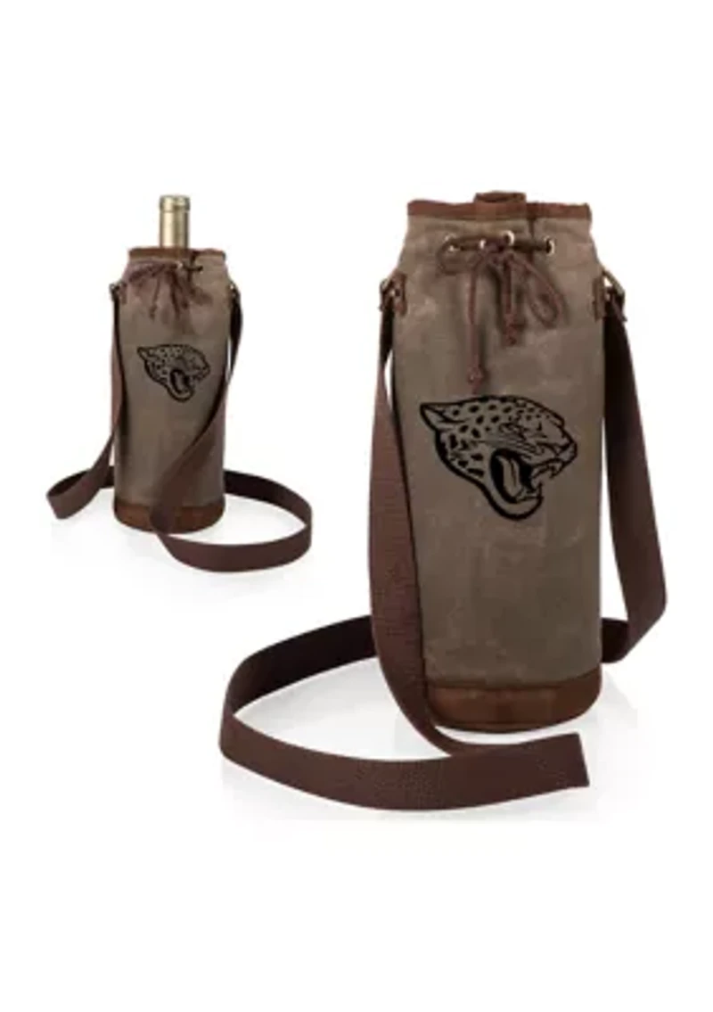NFL Jacksonville Jaguars Waxed Canvas Wine Tote
