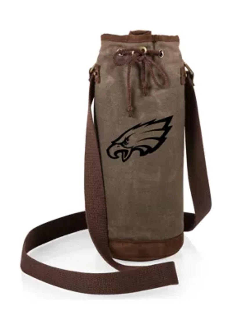 NFL Philadelphia Eagles Waxed Canvas Wine Tote