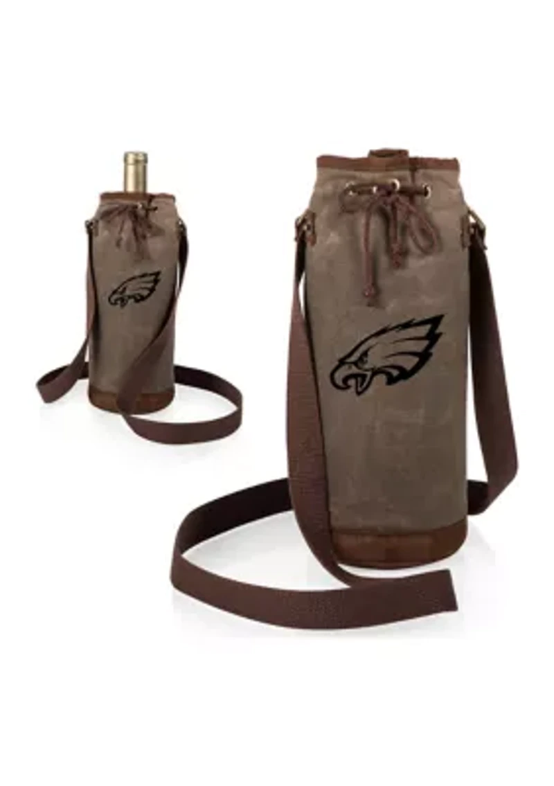 NFL Philadelphia Eagles Waxed Canvas Wine Tote