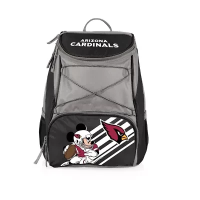 Disney NFL Cobrand Mickey Mouse & Arizona Cardinals PTX Insulated Soft Cooler Backpack