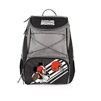 Disney NFL Cobrand Mickey Mouse & Cleveland Browns PTX Insulated Soft Cooler Backpack