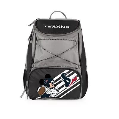 Disney NFL Cobrand Mickey Mouse & Houston Texans PTX Insulated Soft Cooler Backpack