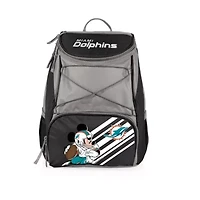 Disney NFL Cobrand Mickey Mouse & Miami Dolphins PTX Insulated Soft Cooler Backpack