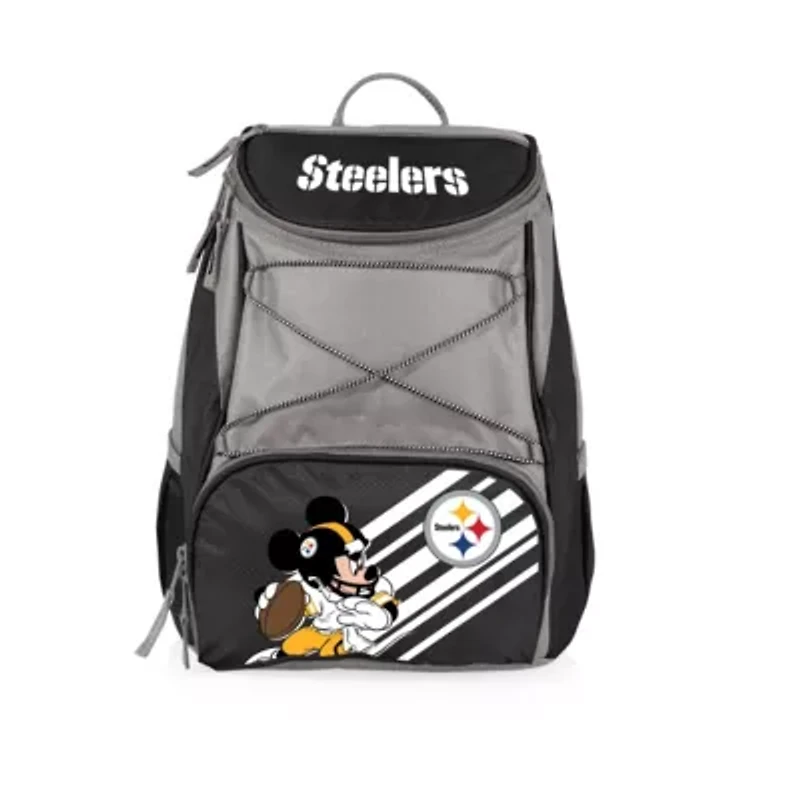 Disney NFL Cobrand Mickey Mouse & Pittsburgh Steelers PTX Insulated Soft Cooler Backpack