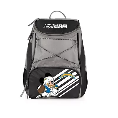 Disney NFL Cobrand Mickey Mouse & Los Angeles Chargers PTX Insulated Soft Cooler Backpack