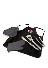 MLB Cincinnati Reds BBQ Apron Tote Pro Grill Set