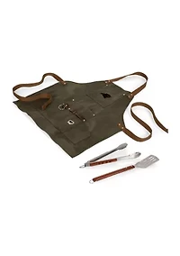 NFL Carolina Panthers BBQ Apron with Tools & Bottle Opener