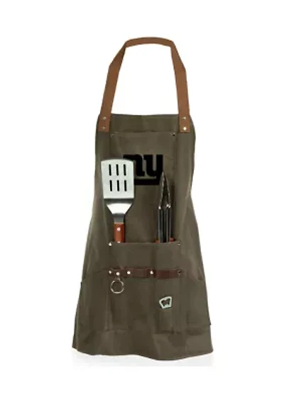 NFL New York Giants BBQ Apron with Tools & Bottle Opener