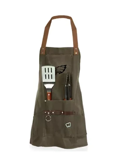 NFL Philadelphia Eagles BBQ Apron with Tools & Bottle Opener