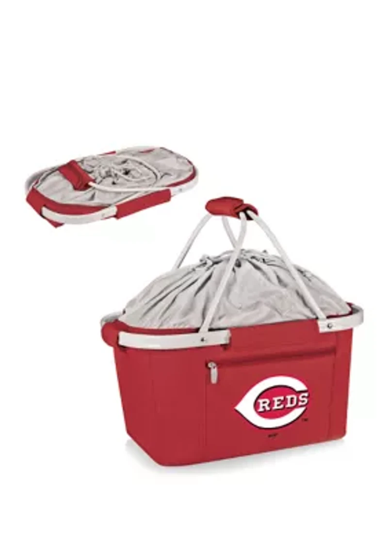 MLB Cincinnati Reds Metro Basket Collapsible Cooler Tote