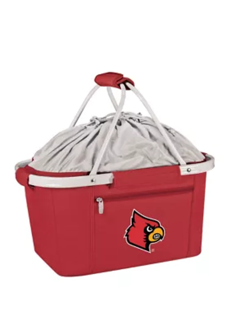 NCAA Louisville Cardinals Metro Basket Collapsible Cooler Tote