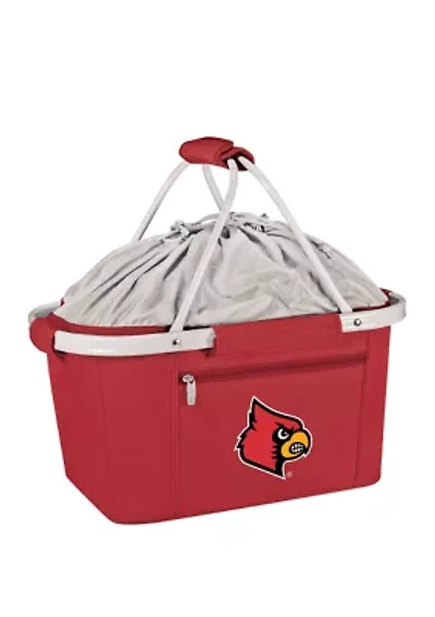 NCAA Louisville Cardinals Metro Basket Collapsible Cooler Tote