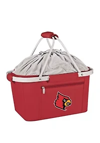 NCAA Louisville Cardinals Metro Basket Collapsible Cooler Tote