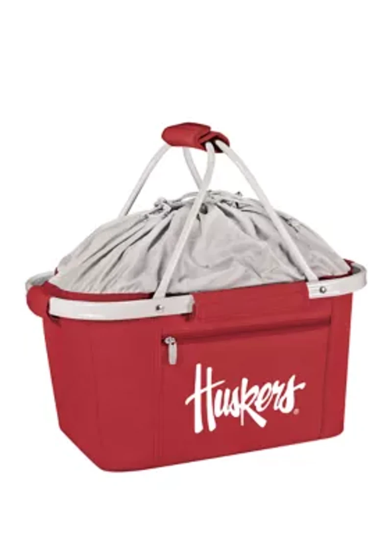 NCAA Nebraska Cornhuskers Metro Basket Collapsible Cooler Tote