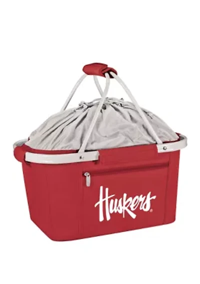  NCAA Nebraska Cornhuskers Metro Basket Collapsible Cooler Tote 