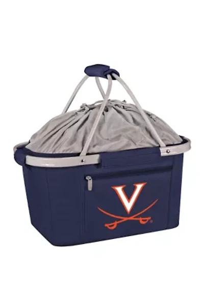  NCAA Virginia Cavaliers Metro Basket Collapsible Cooler Tote 