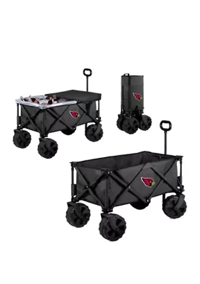 NFL Arizona Cardinals Adventure Wagon Elite All Terrain Portable Utility Wagon