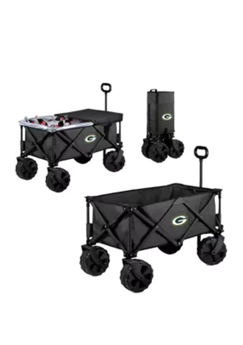 NFL Green Bay Packers Adventure Wagon Elite All Terrain Portable Utility Wagon