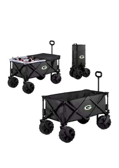 NFL Green Bay Packers Adventure Wagon Elite All Terrain Portable Utility Wagon