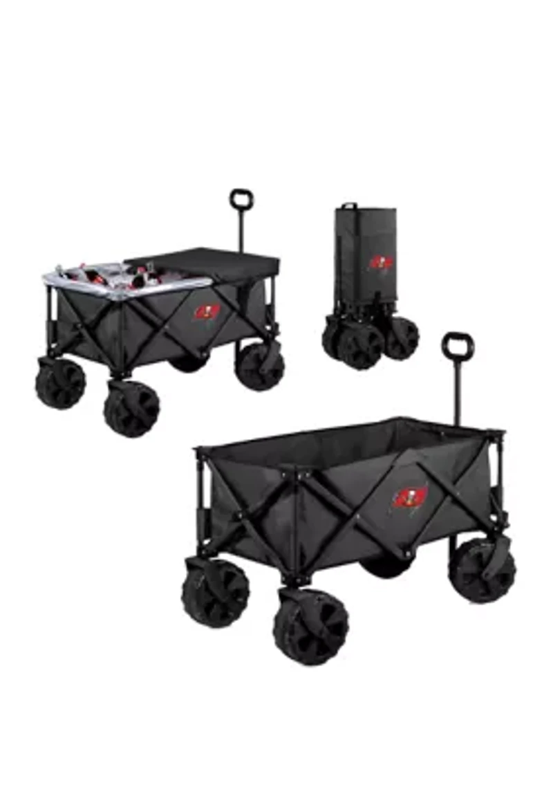 NFL Tampa Bay Buccaneers Adventure Wagon Elite All Terrain Portable Utility Wagon