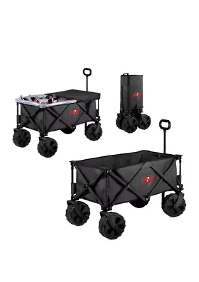 NFL Tampa Bay Buccaneers Adventure Wagon Elite All Terrain Portable Utility Wagon