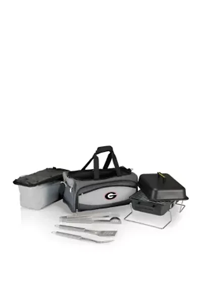 NCAA Georgia Bulldogs Buccaneer Portable Charcoal Grill & Cooler Tote