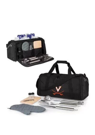NCAA Virginia Cavaliers BBQ Kit Grill Set & Cooler