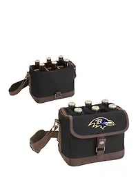 NFL Baltimore Ravens Beer Caddy Cooler Tote with Opener