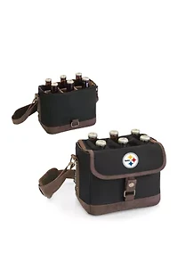 NFL Pittsburgh Steelers Beer Caddy Cooler Tote with Opener