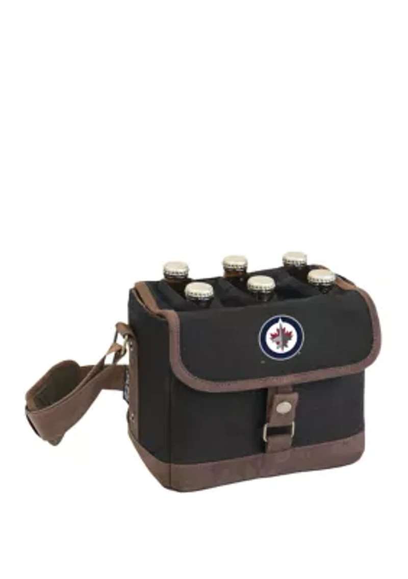 NHL Winnipeg Jets Beer Caddy Cooler Tote with Opener