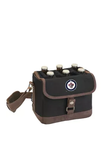 NHL Winnipeg Jets Beer Caddy Cooler Tote with Opener