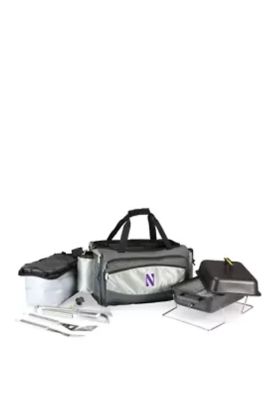 NCAA Northwestern Wildcats Vulcan Portable Propane Grill & Cooler Tote