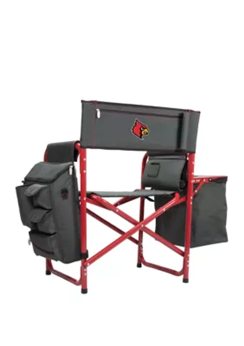 NCAA Louisville Cardinals Fusion Backpack Chair with Cooler