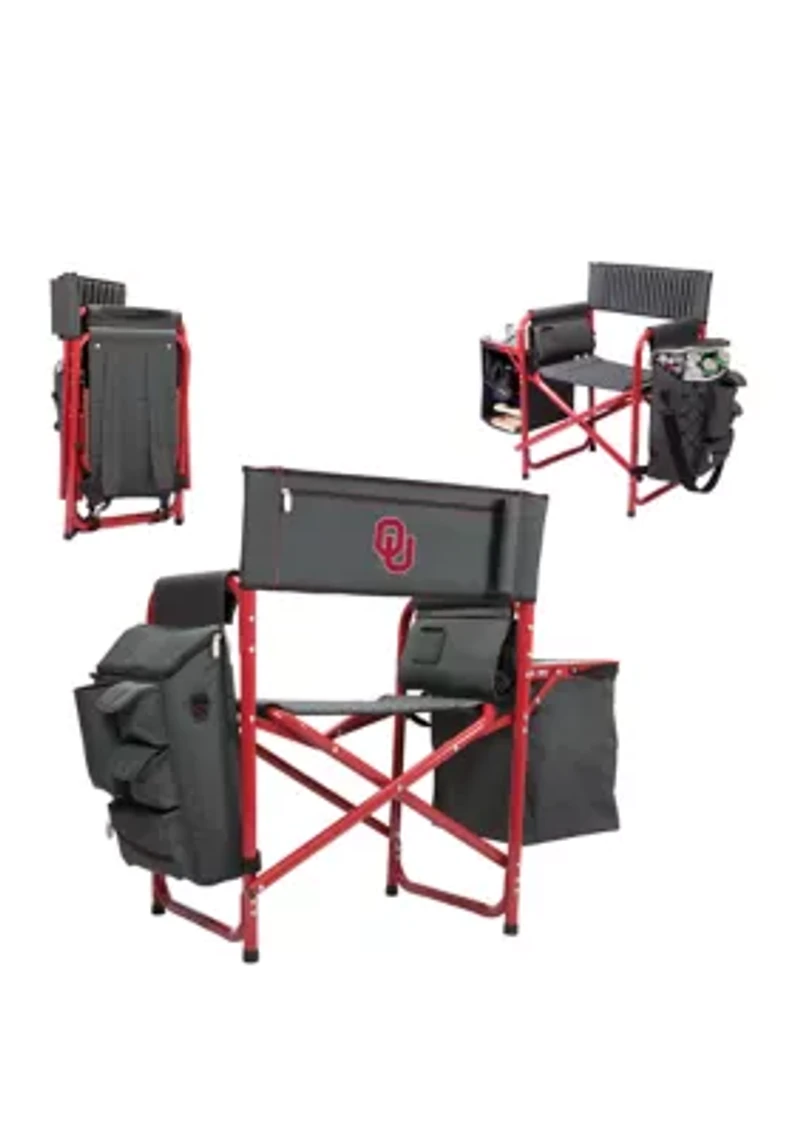 NCAA Oklahoma Sooners Fusion Backpack Chair with Cooler