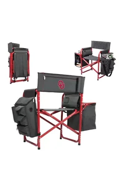 NCAA Oklahoma Sooners Fusion Backpack Chair with Cooler
