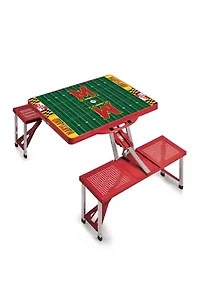 NCAA Maryland Terrapins Picnic Table Portable Folding Table with Seats