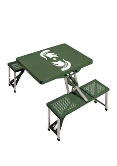 NCAA Michigan State Spartans Picnic Table Portable Folding Table with Seats