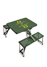 NCAA Oregon Ducks Picnic Table Portable Folding Table with Seats