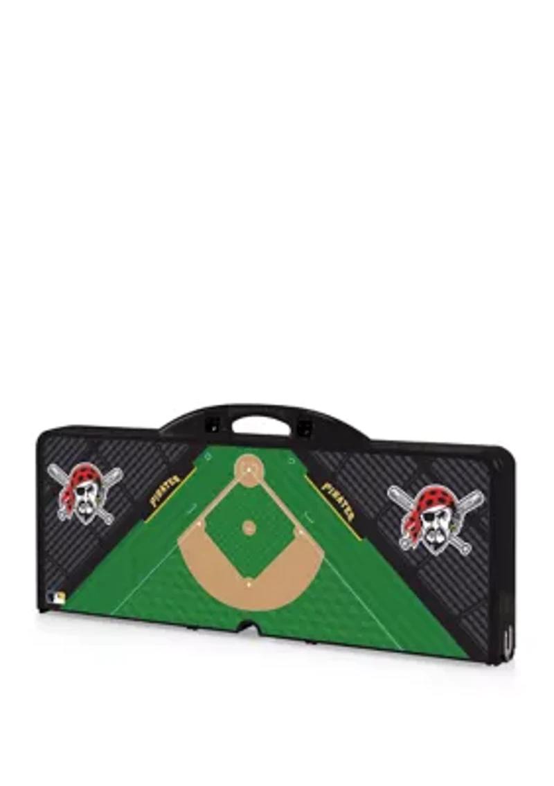 MLB Pittsburgh Pirates Picnic Table Portable Folding Table with Seats