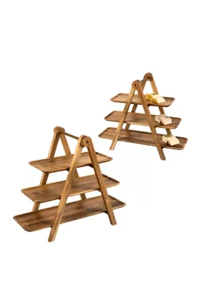  NCAA Arizona Wildcats Serving Ladder 3 Tiered Serving Station